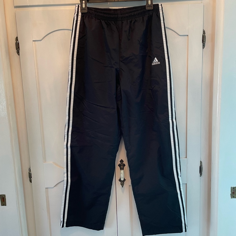 Black Adidas Track Pants - Medium